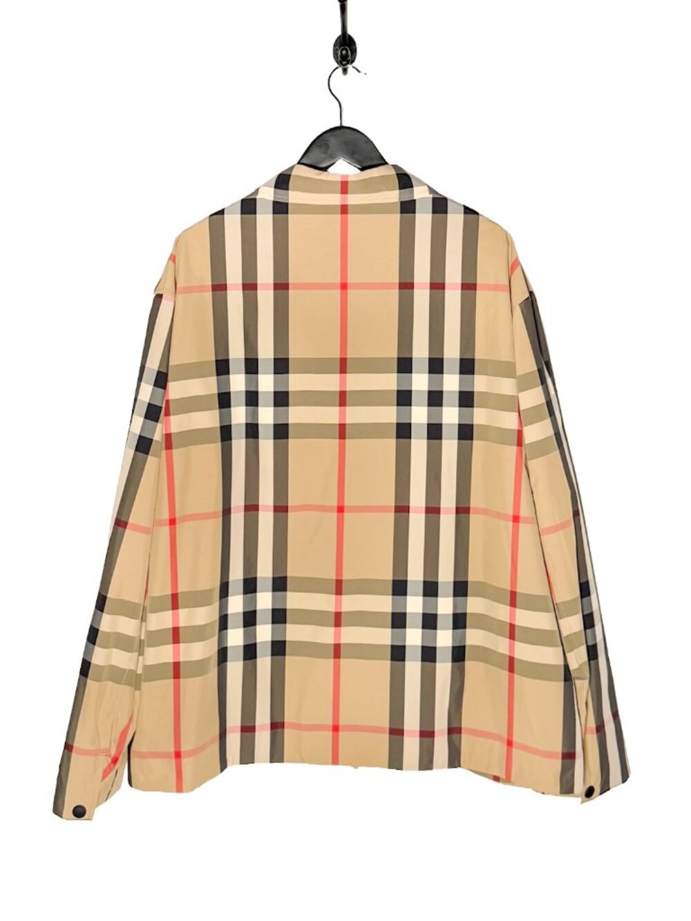 Burberry Beige Archive Check Nylon Shirt Jacket - Picture 3 of 10